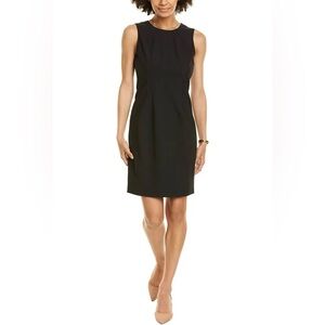 Elie Tahari Elegant Black Sleeveless Cocktail Dress